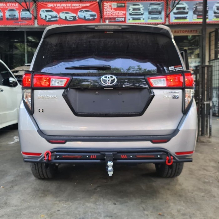 TERBARU REAR BUMPER GUARD INNOVA REBORN 2021 - COBRA - SEVENCODE