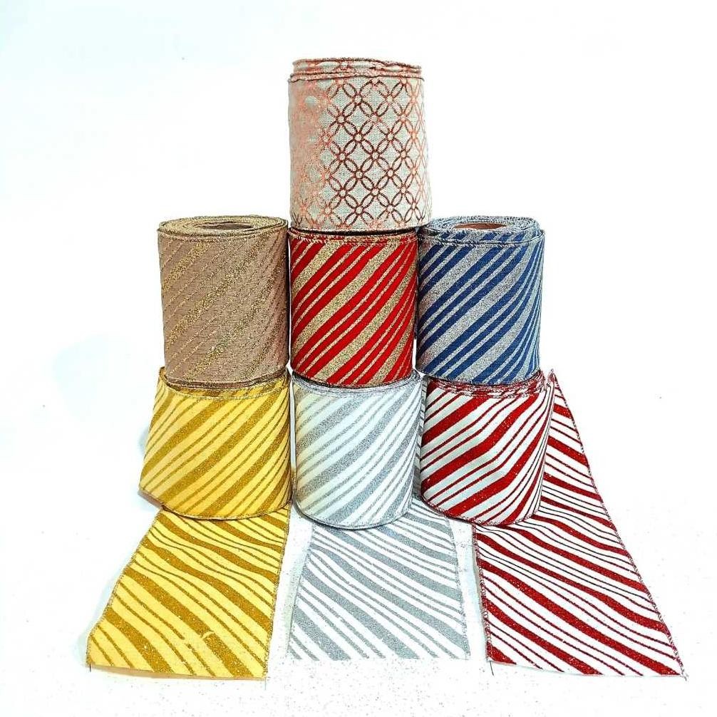 

Pita Natal Rol Besar 10M Hiasan Parcel Dekorasi Pohon Natal Pita Kain New Stok