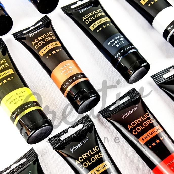 

BEBAS ONGKIR - Giorgione Acrylic Paint Color Cat Akrilik Lukis 75ML G-AC75