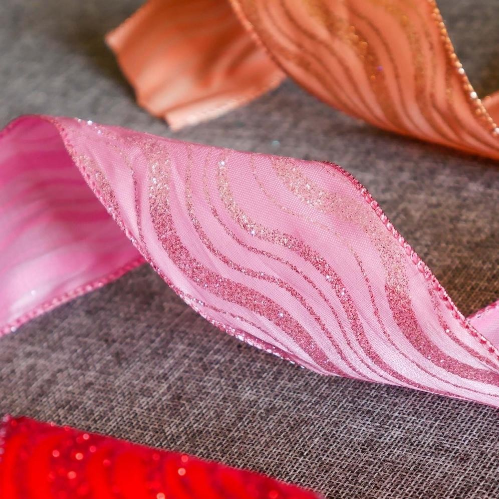 

Pita Natal Wave Gliter (1 Roll 5 Meter) / Hiasan Dekorasi Pohon Natal / Aksesoris Hiasan Pita Natal / Pita Natal Roll Bludru / Pita Hias Natal / Pita Dekorasi Natal Gliter Mainan