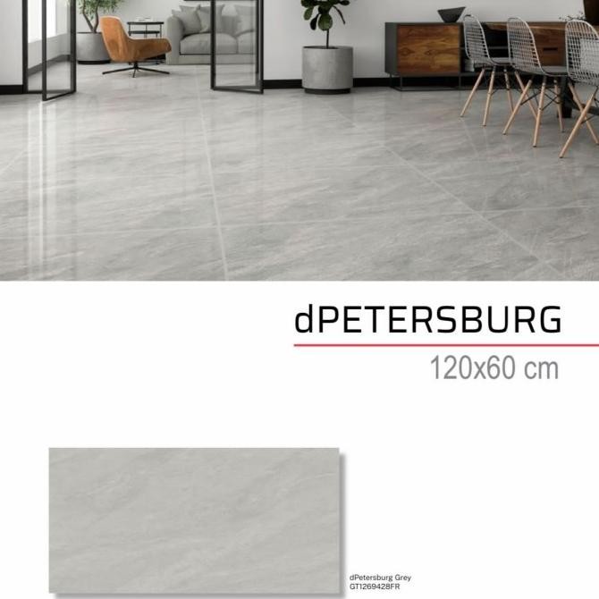 TERBARU - ROMAN GRANIT GRANDE 120X60 dPETERSBURG GREY