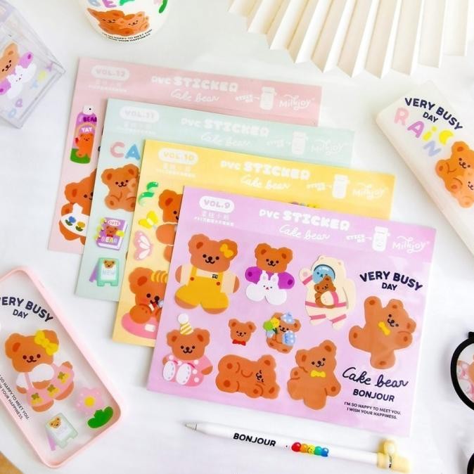 

Cake Bear Flake Stickers Set [CREATIV]