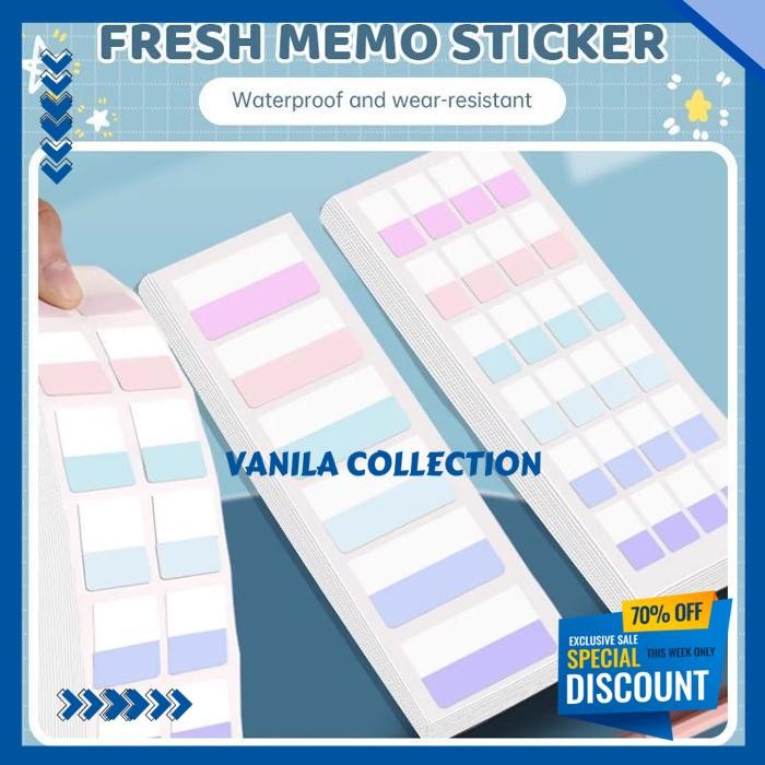 

240 PCS INDEX TAB PENANDA PEMBATAS HALAMAN KERTAS PLASTIK GS REKOMENDASI