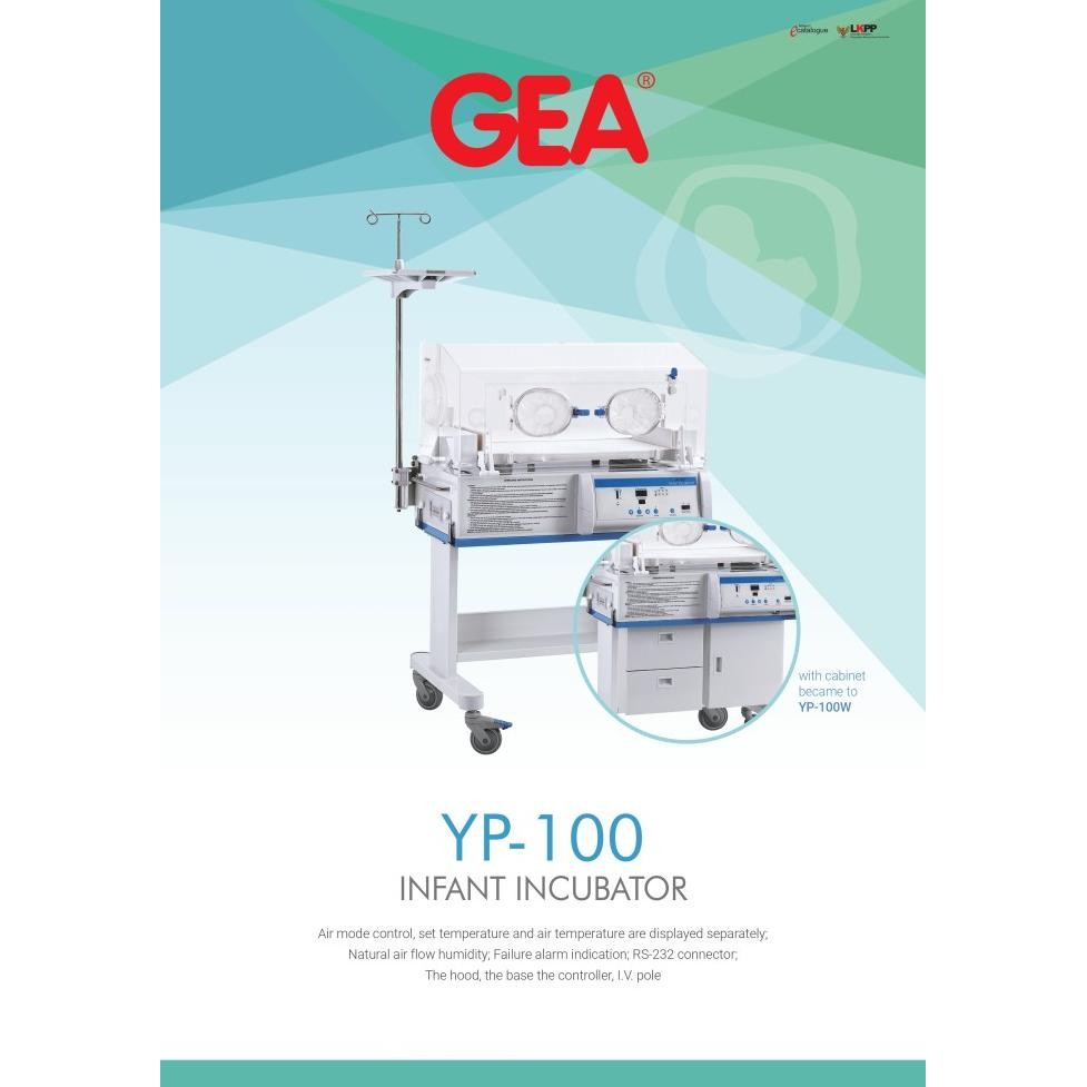 Infant Incubator Yp 100 Gea/ Inkubator Gea Yp 100
