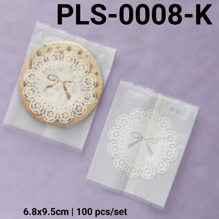 $+$+$+$+] GR-PLS-0008 Plastik kue cookies mooncake kue bulan nastar putih