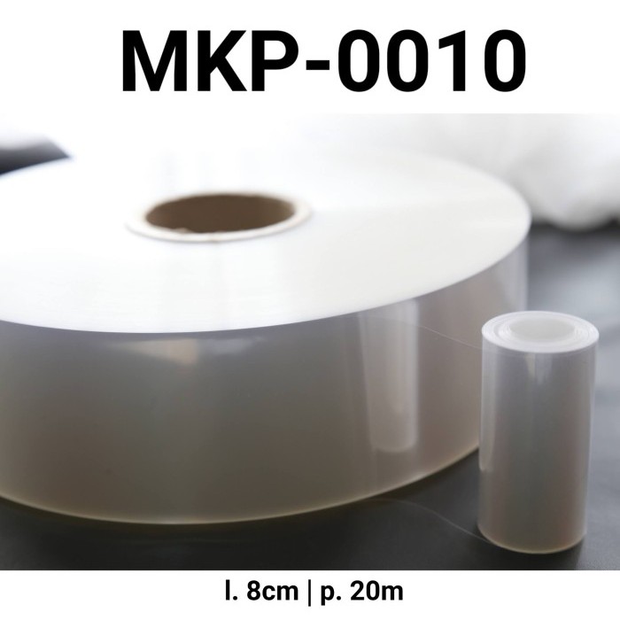 

populer] MKP-0010 Plastik mika OPP tipis lemas pinggiran kue tiramisu 8cm x 20m