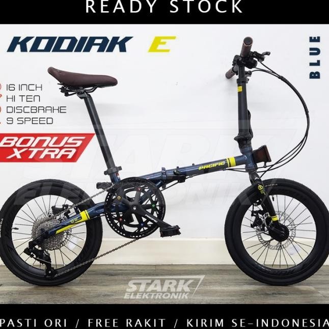 Pacific Kodiak E 16" Sepeda Lipat Ready