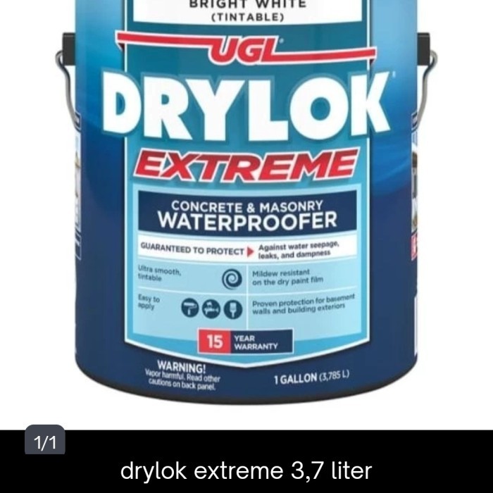 Drylok Extreme 3,7 liter cat pelapis anti rembes