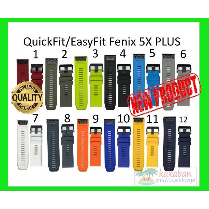 FENIX 5X PLUS Strap Band Garmin QuickFit 26mm