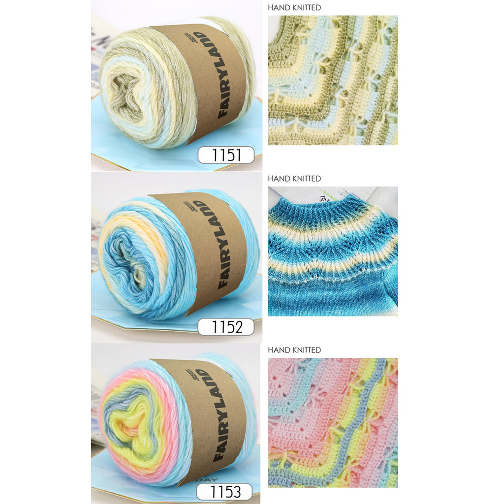 

Tersedia Benang Rajut Mohair Cotton Fairyland