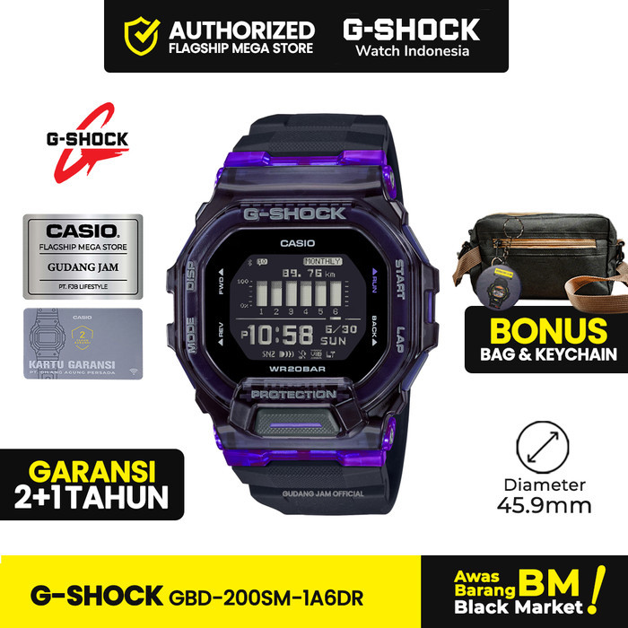 G-Shock GShock GBD-200SM-1A6DR GBD-200SM GBD-200 GBD200SM GBD 200SM
