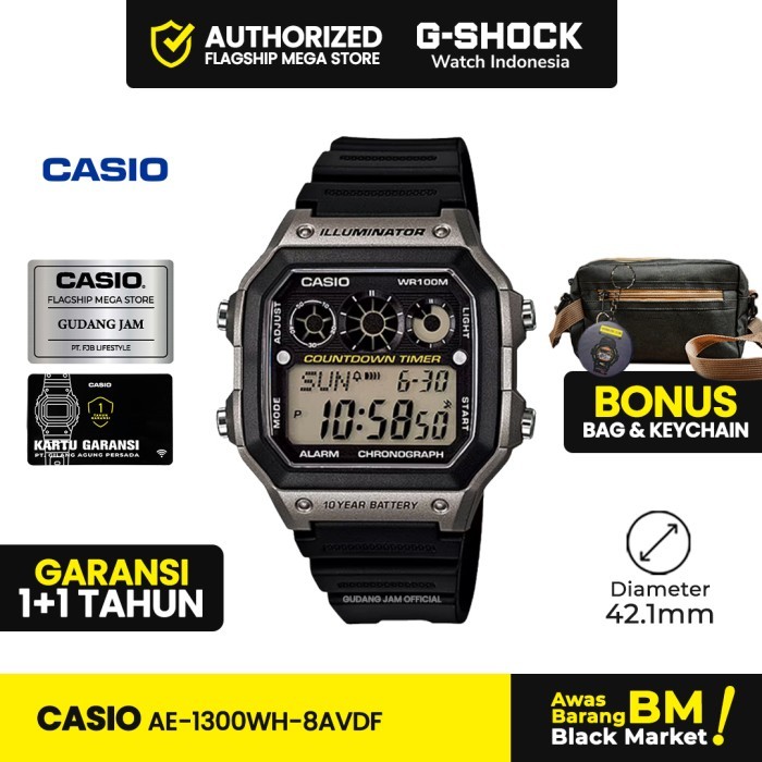 Casio General AE-1300WH-8AVDF AE-1300W AE-1300 AE1300W AE 1300W