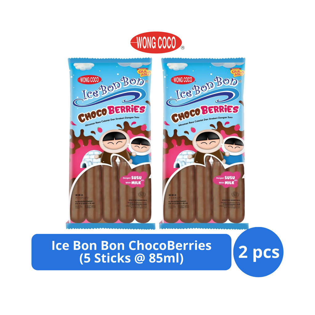 

Wong Coco Ice Bon Bon ChocoBerries 425ml (5s @ 85ml) x 2 pcs