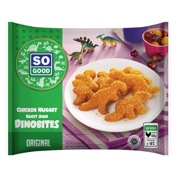 

HOT PROMO SO GOOD DINO BITES ORIGINAL 400 GR - NUGGET