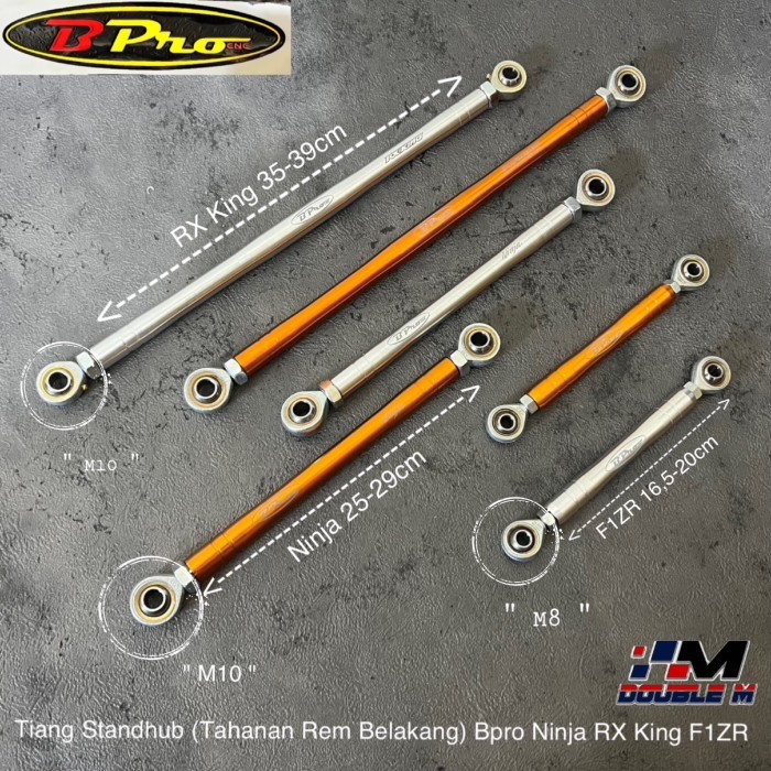 Tiang Standhub Aluminium BPro Ninja R RR SS RXKing RX King