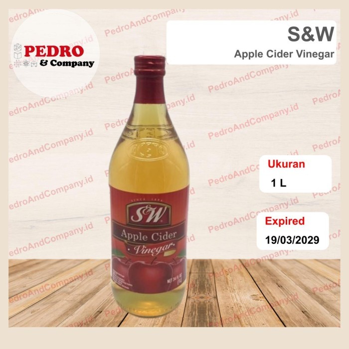 

HARGA DISKON SW - Apple cider vinegar/ cuka apel (946 ml)