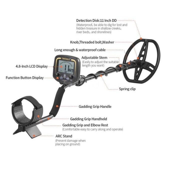 Ready TX850 metal detector detektor logam TIANXUN TX 850