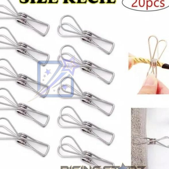 Jepitan Jemuran Baju Stainless Kecil Anti Karat