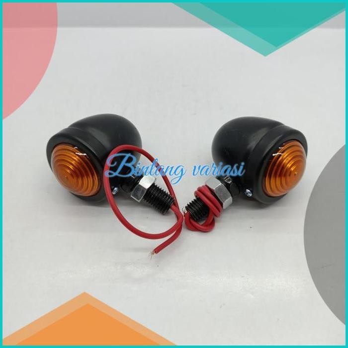 Lampu Sein sen Mini Acipi Cb C70 Sein Besi Tralis Japstyle Sein Custom