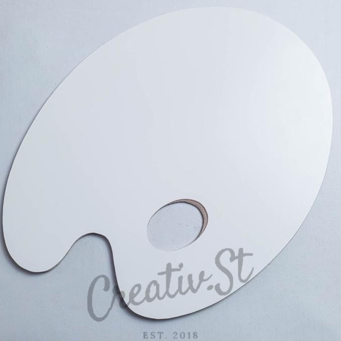 

Palet Lukis Kayu Oval Sedang 28 cm x 21 cm