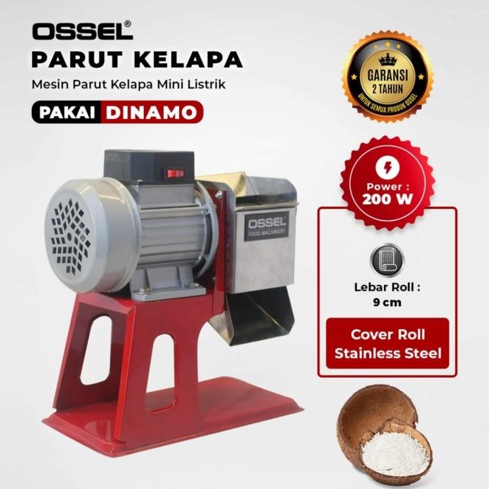 OSSEL PARUT KELAPA MINI LISTRIK PARUT SINGKONG LISTRIK PARUTAN KELAPA RUMAHAN LISTRIK OSSEL 2111T