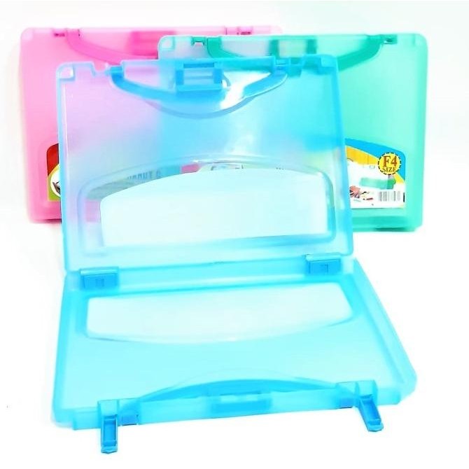 

FILE DOKUMEN CASE HCB FOLIO F4 FILE BOX PLASTIK + PEGANGAN TAS TENTENG