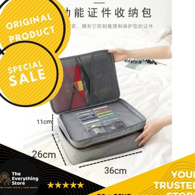 

LOCKIT TRAVEL DOCUMENT BAG 3 DIGIT PASSWORD | TAS DOKUMEN ANTI AIR