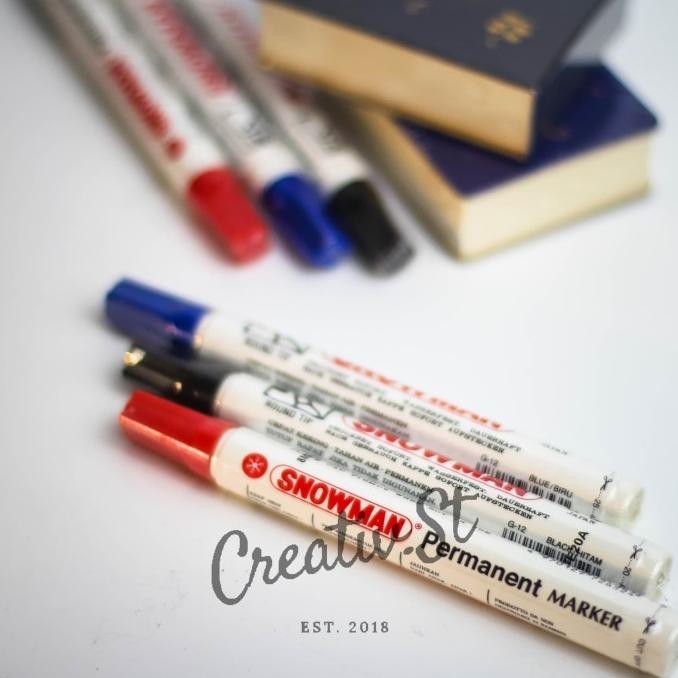 

TERMURAH - Spidol Permanen Snowman G-12