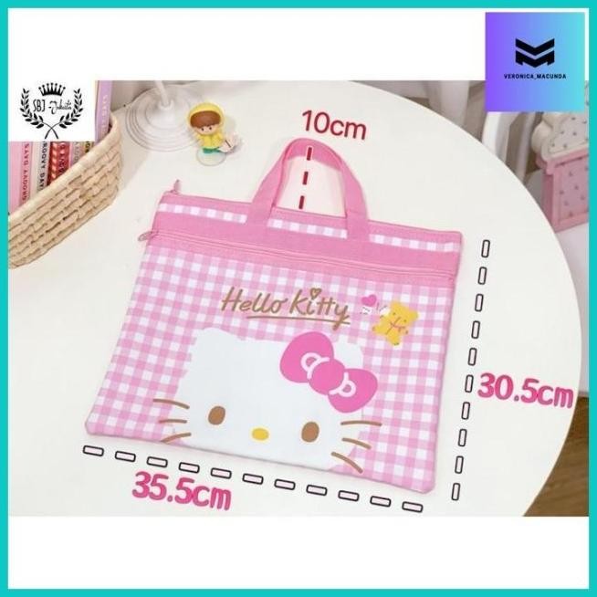 

VERMAC// TAS FOLDER ANAK / TAS KURSUS / TAS BUKU GAMBAR PELINDUNG DOKUMEN A4 LAPTOP IPAD TABLET BUKU SANRIO //