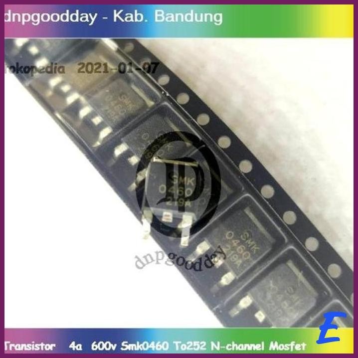 | DPD | TRANSISTOR 4A 600V SMK0460 TO252 N-CHANNEL MOSFET SMK 0460