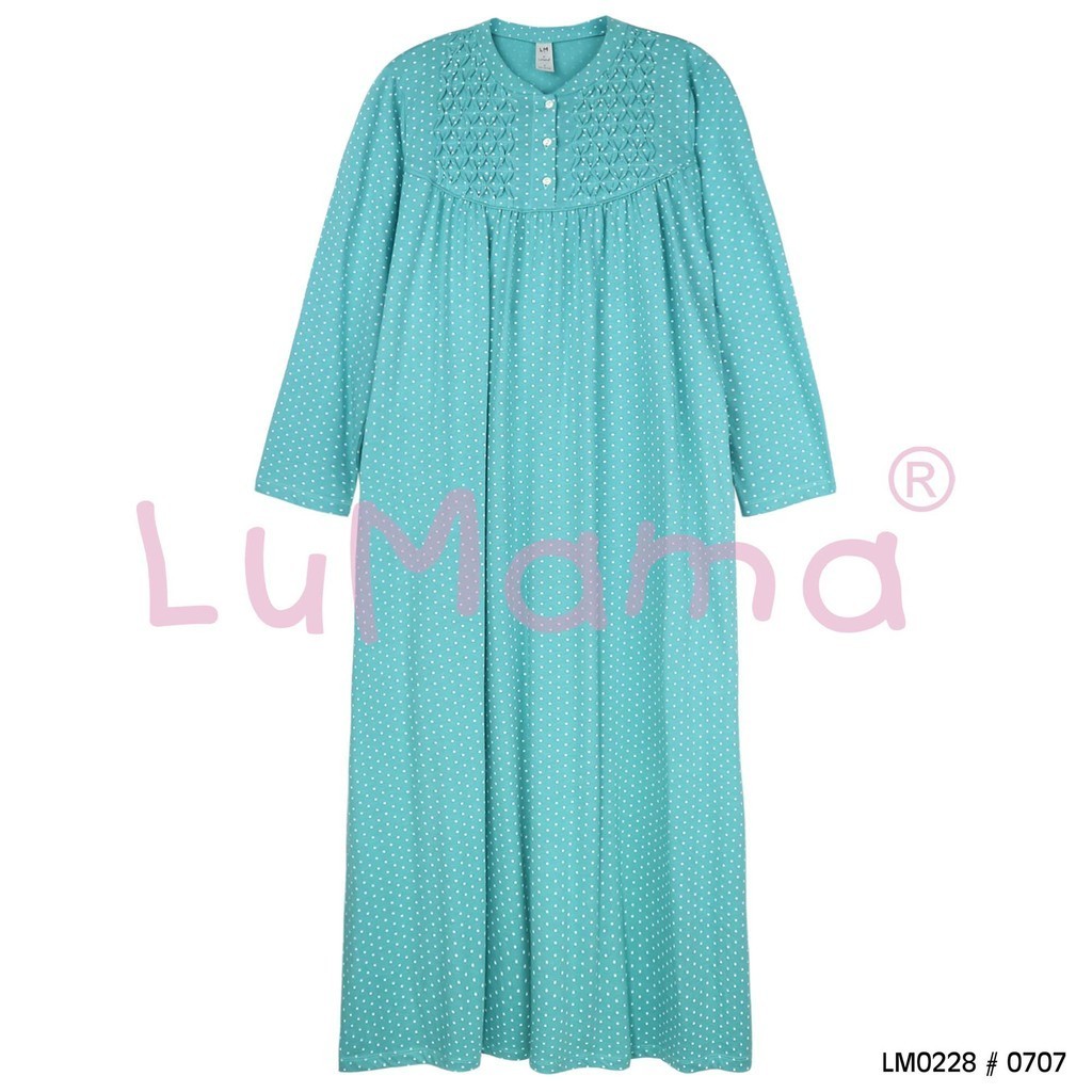 LuMama Daster Gamis Wanita Lengan Panjang / LM0228 0707