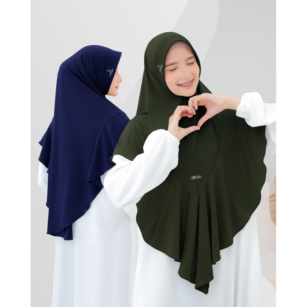 Yessana hijab Bergo Miwa Bergo Jumbo Bahan Jersey Arsy