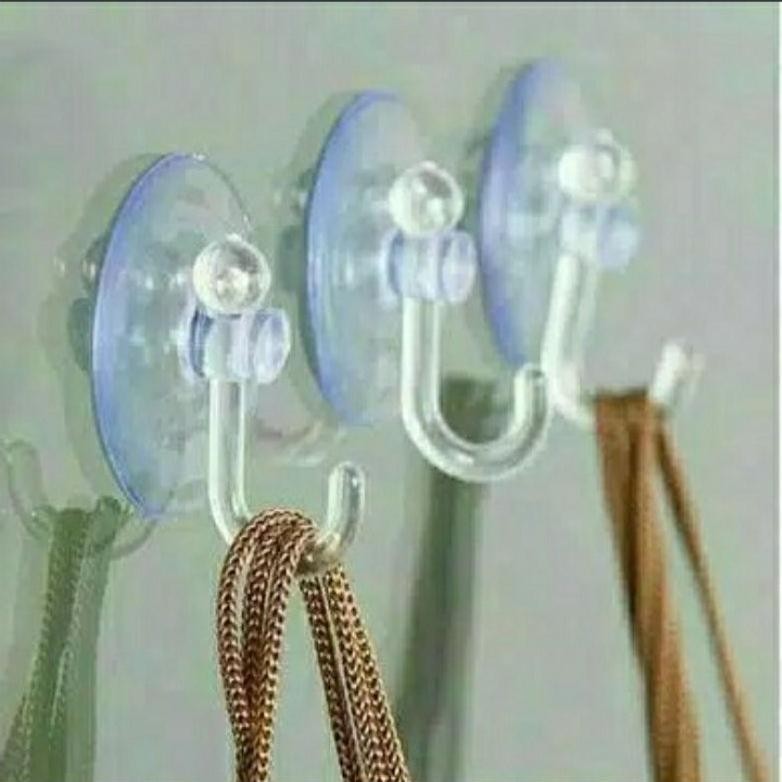 Kop Kaca Besar Tempelan Kaca Hook Cantelan Kaitan