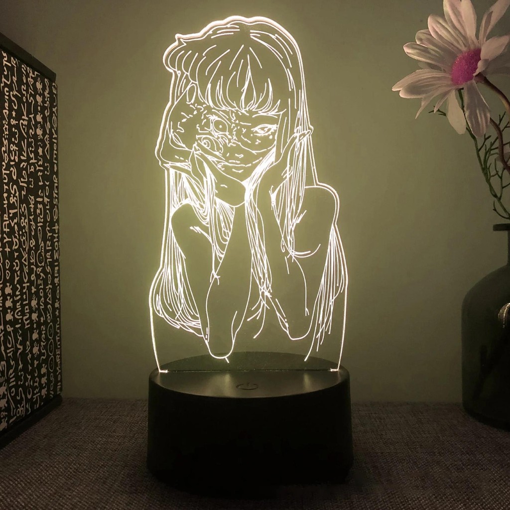 anime 3d lamp junji ito collection tomie for bedroom decor junji ito nightlight birthday gift manga 