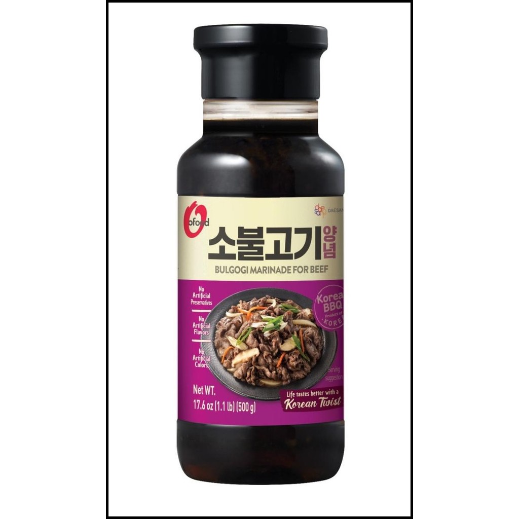 

Chung Jung One O'Food Bbq Bulgogi Sauce For Beef - Saus Marinasi Bulgogi Bbq 500G