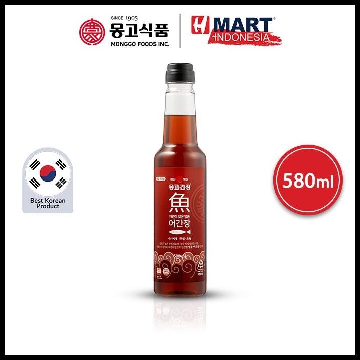 Monggo Premium Fish Sauce - Kecap Ikan Korea 580Ml