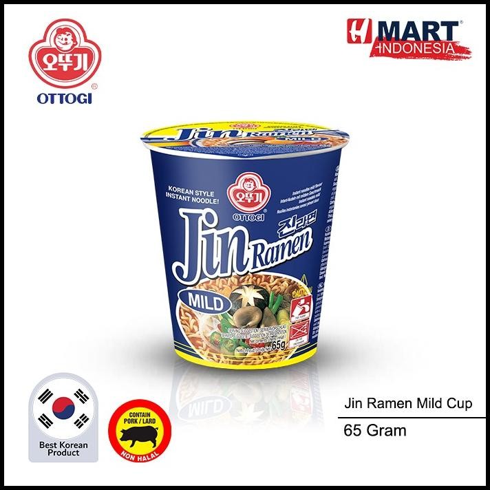 

Ottogi Jin Ramen Mild Cup 65G
