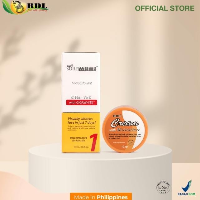 Rdl Surewhite Croexfoliant Dan Cream With Moisturizer 12 Gr