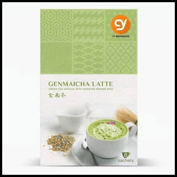 

Cy Matcha Latte W/ Roasted Brown Rice (Genmaicha) 3In1 / Greentealatte