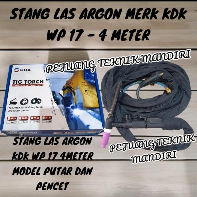 Paling Laris Stang Las Argon Wp 17 / Tig Torch Stang Las Argon Wp17 / Stang Argon Tig Wp17 Putar Pen