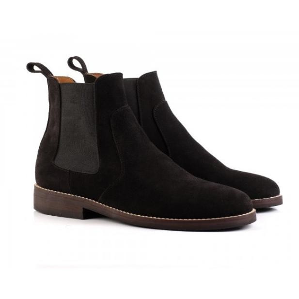 Sepatu Boots Pria Chelsea Boots Hitam - Brygancraftmanship