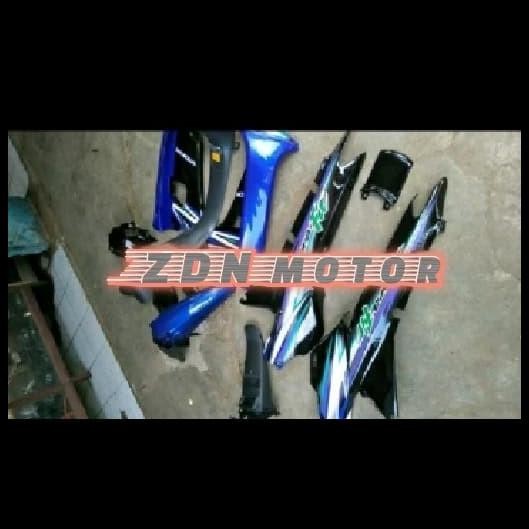 GRATIS ONGKIR COVER BODY FULL SET SUPRA FIT LAMA SUPRA X LAMA WARNA BIRU HITAM !!!!!!