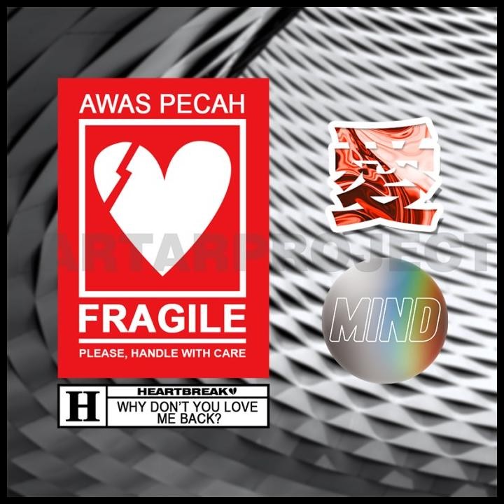 

TERMURAH STICKER STIKER VINYL/HANDPHONE/MOTOR/MOBIL/AESTHETIC - FRAGILE !!!