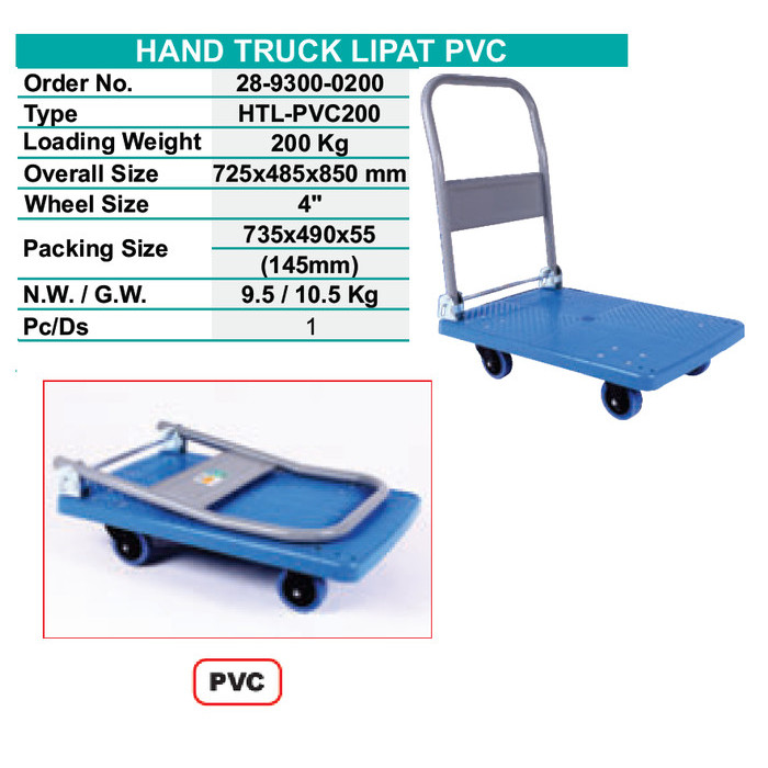 Diskon Gestar Trolly Dorong Heavy Duty 150Kg - Kereta Dorong Barang - Troli