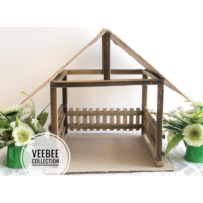 Terbaru Rumah Rumahan Patung Kelahiran Yesus/ Rumah Diorama / Hiasan Phn Natal