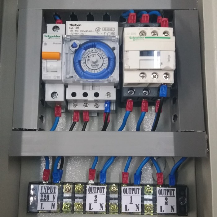 HARGA DISC - panel otomatis lampu timer 24jam/panel otomatis timer 24jam