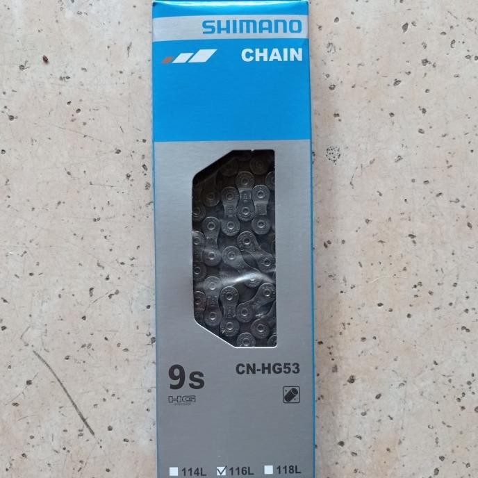 rantai rante sepeda shimano 9 speed 9speed 116L alivio CN-HG53 HG-53