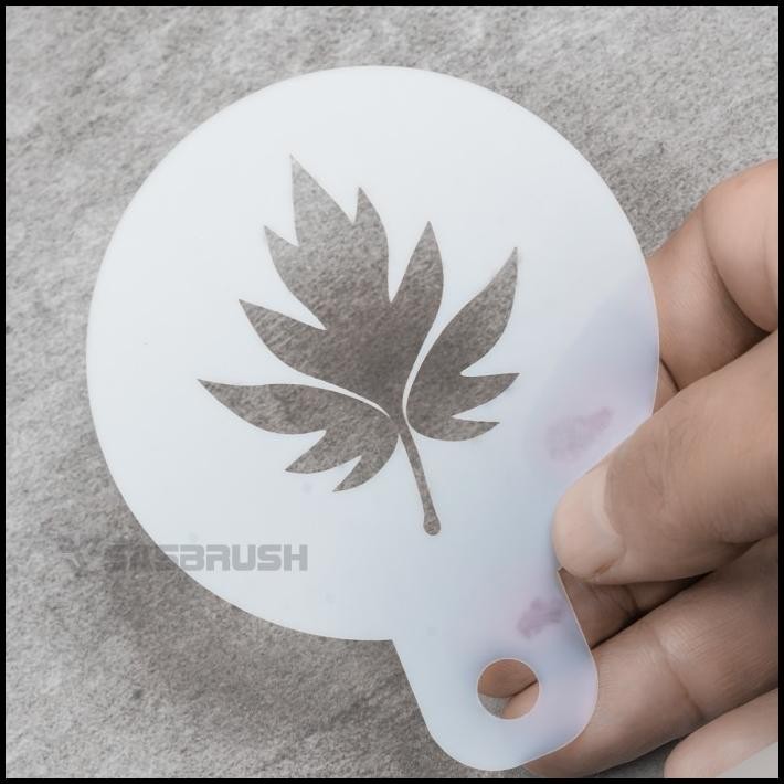 

BEST DEAL STENCIL DAUN UKURAN 8X8CM - SERI AD9