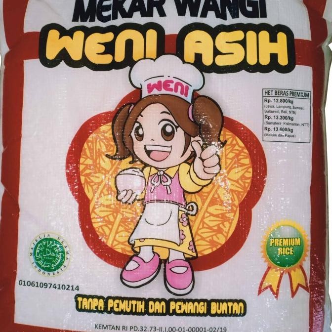 

Beras Wangi 5 kg Mekar Wangi Weni Asih MM