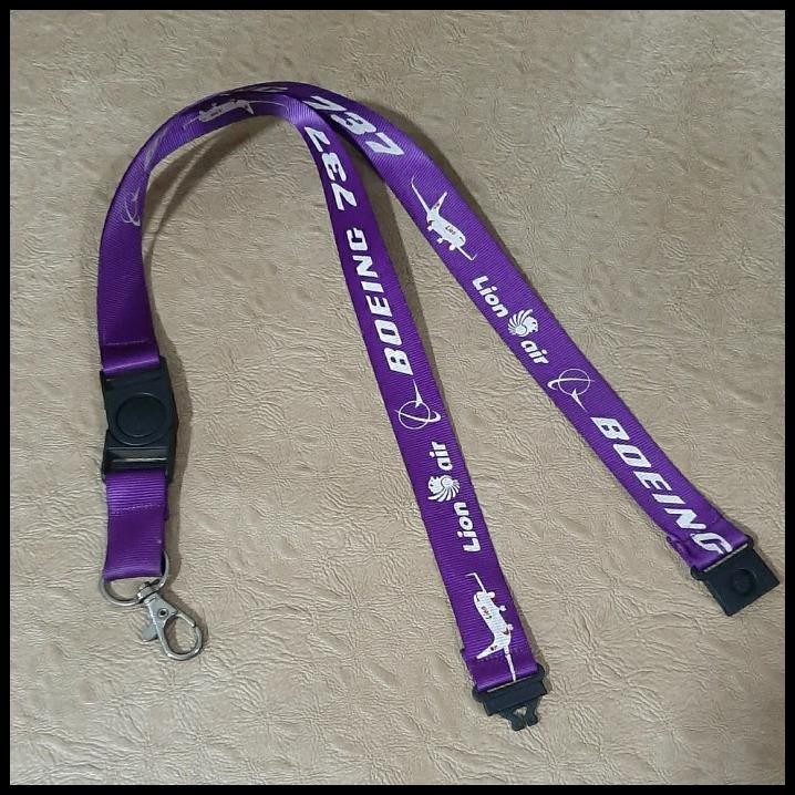 

GRATIS ONGKIR LANYARD SABLON BOEING 737 LION AIR UNGU !!!!